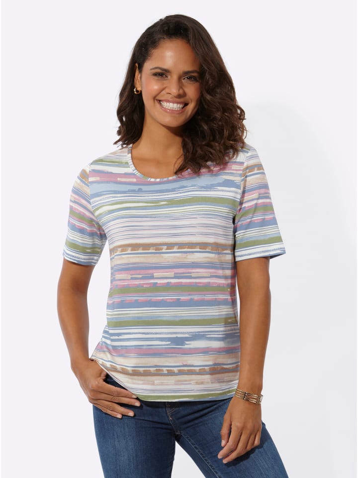 Рубашка с круглым вырезом в лаймово-зеленом цвете с синим принтом WITT WEIDEN
Рубашка с круглым вырезом в лаймово-зеленом цвете с синим принтом WITT WEIDEN