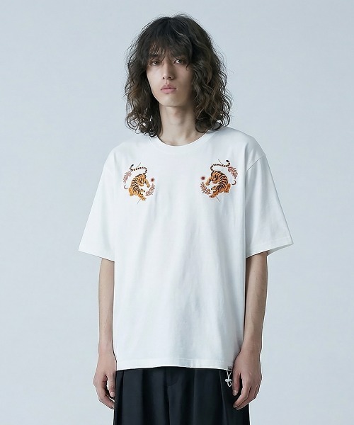 Rehacer Футболка сувенирная, крой Relax Fit, Tiger, белый
Rehacer Футболка сувенирная, крой Relax Fit, Tiger, белый