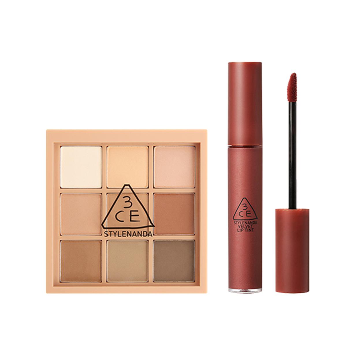 Набор теней для век и жидкой помады из девяти секций легко растушевывается велюровый матовый комплект из двух предметов 3CE
Набор теней для век и жидкой помады из девяти секций легко растушевывается велюровый матовый комплект из двух предметов 3CE