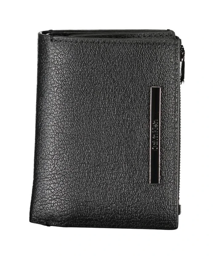 Черный кожаный кошелек с отделением для монет Calvin Klein, черный
Черный кожаный кошелек с отделением для монет Calvin Klein, черный