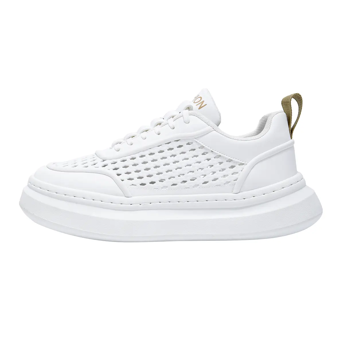 DINGGU Амортизирующие и дышащие низкие скейтерские кеды мужские белые, цвет White
DINGGU Амортизирующие и дышащие низкие скейтерские кеды мужские белые, цвет White