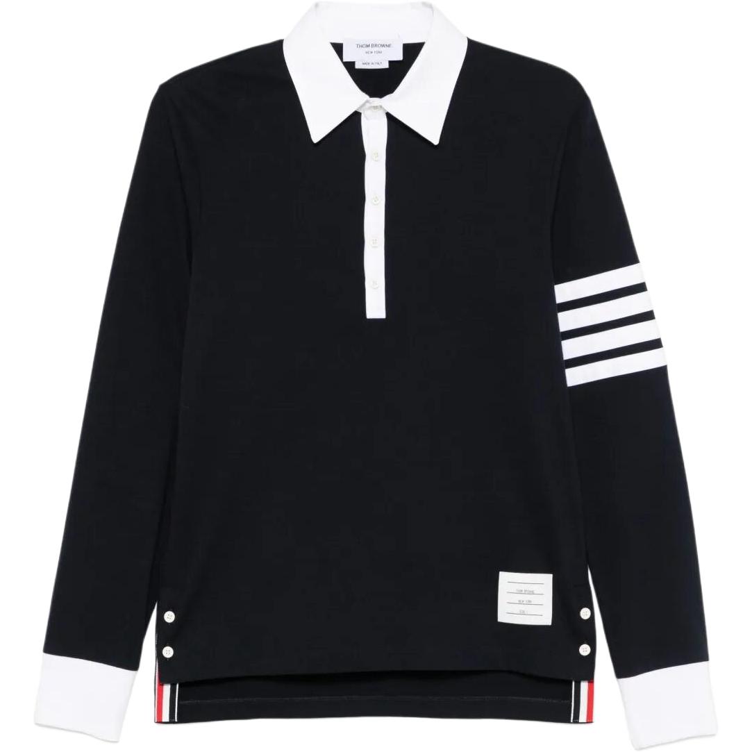 Джемпер 4 Bar Jersey Polo Shirt THOM BROWNE, синий
Джемпер 4 Bar Jersey Polo Shirt THOM BROWNE, синий