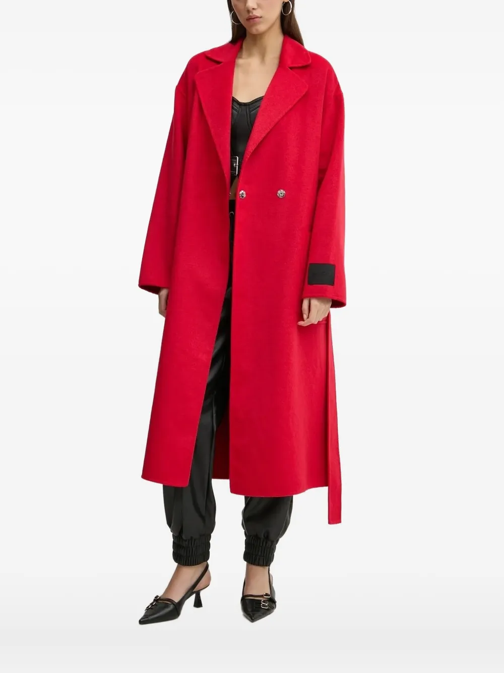Пальто с поясом HUGO, красный
Пальто с поясом HUGO, красный