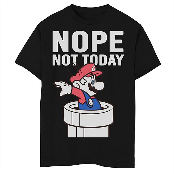 Футболка с принтом Boys Nintendo Super Mario Plumber Nope Not Today Licensed Character
Футболка с принтом Boys Nintendo Super Mario Plumber Nope Not Today Licensed Character