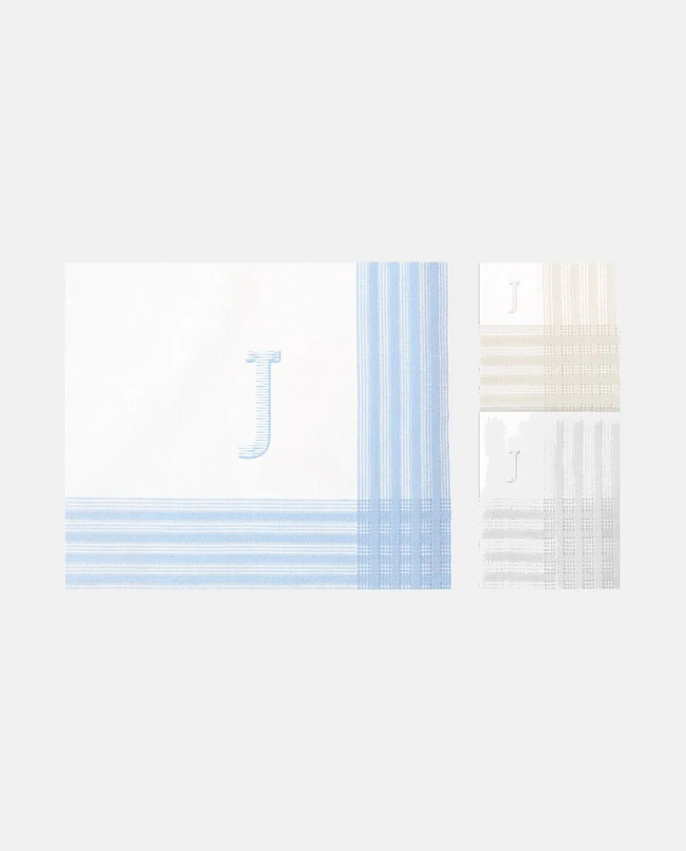 Футляр из 3-х мужских хлопковых носовых платков с инициалами Guasch, цвет J
Футляр из 3-х мужских хлопковых носовых платков с инициалами Guasch, цвет J