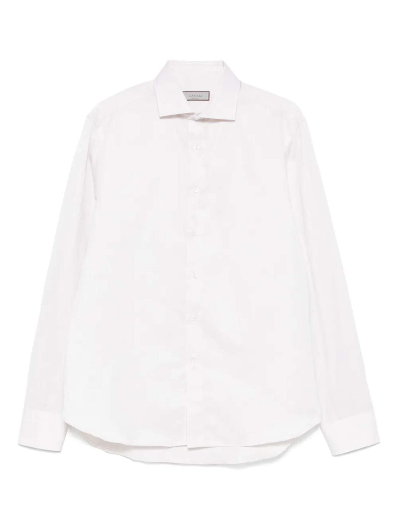 Canali рубашка со срезанным воротником, нейтральный
Canali рубашка со срезанным воротником, нейтральный