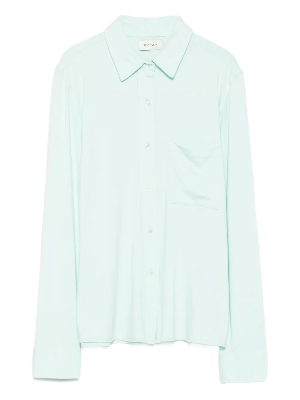 Рубашка с длинными рукавами и карманом BY FAR, зеленый
Рубашка с длинными рукавами и карманом BY FAR, зеленый