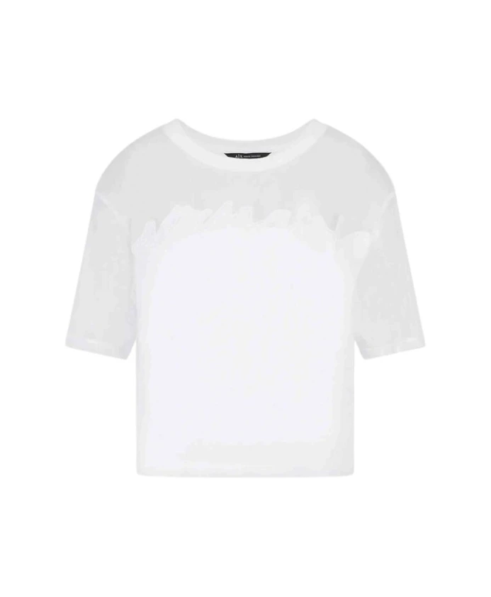 Простая белая футболка с коротким рукавом Armani Exchange, белый
Простая белая футболка с коротким рукавом Armani Exchange, белый