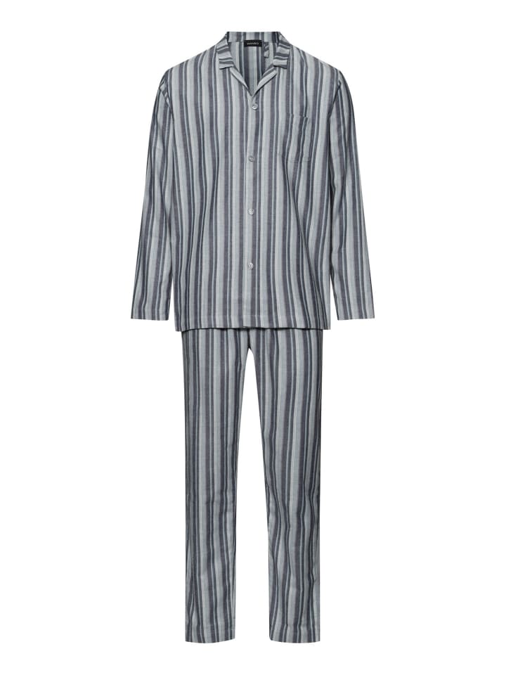 Hanro Уютная и комфортная пижама в полоску, напоминающую лунный свет
Hanro Уютная и комфортная пижама в полоску, напоминающую лунный свет