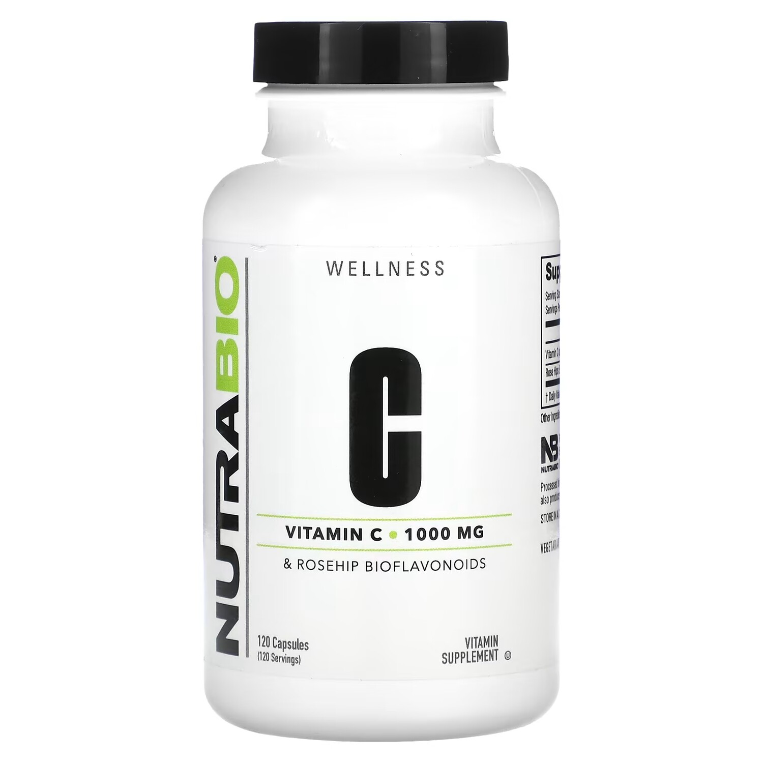 Витамин С Nutrabio Labs 1000 мг, 120 капсул
Витамин С Nutrabio Labs 1000 мг, 120 капсул