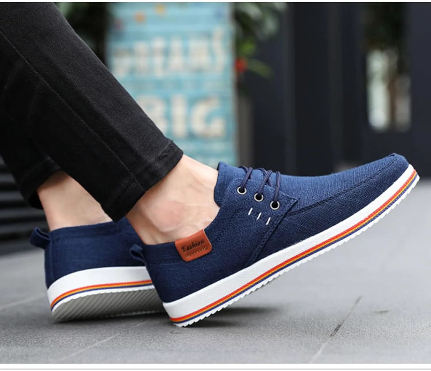 Мужские повседневные лоферы на шнуровке из текстиля, с поддержкой свода стопы, удобные, легкие ортопедические нескользящие прогулочные обувь для работы и путешествий, дышащие туфли для вождения ETORYOOX, синий
Мужские повседневные лоферы на шнуровке из текстиля, с поддержкой свода стопы, удобные, легкие ортопедические нескользящие прогулочные обувь для работы и путешествий, дышащие туфли для вождения ETORYOOX, синий