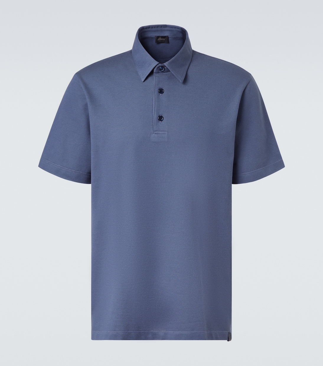 Хлопковая пике-поло Brioni, Sky Blue/Petroleum B
Хлопковая пике-поло Brioni, Sky Blue/Petroleum B