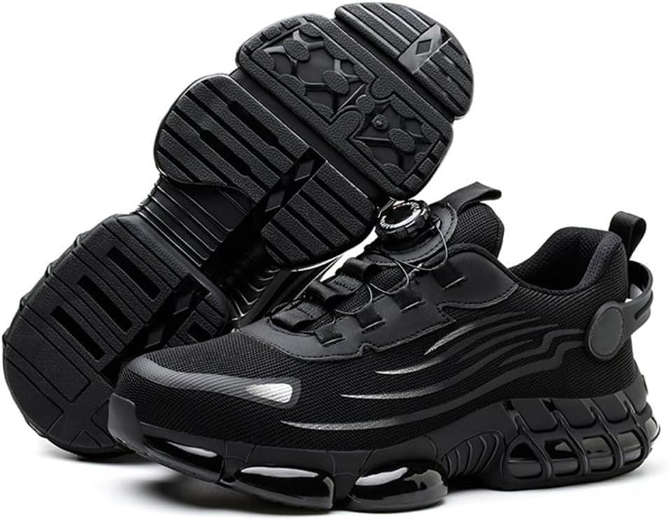 Легкие рабочие кроссовки со стальным носком для мужчин и женщин, рабочие кроссовки с широким носком, защитные кроссовки с воздушной амортизацией Fuccica, черный
Легкие рабочие кроссовки со стальным носком для мужчин и женщин, рабочие кроссовки с широким носком, защитные кроссовки с воздушной амортизацией Fuccica, черный