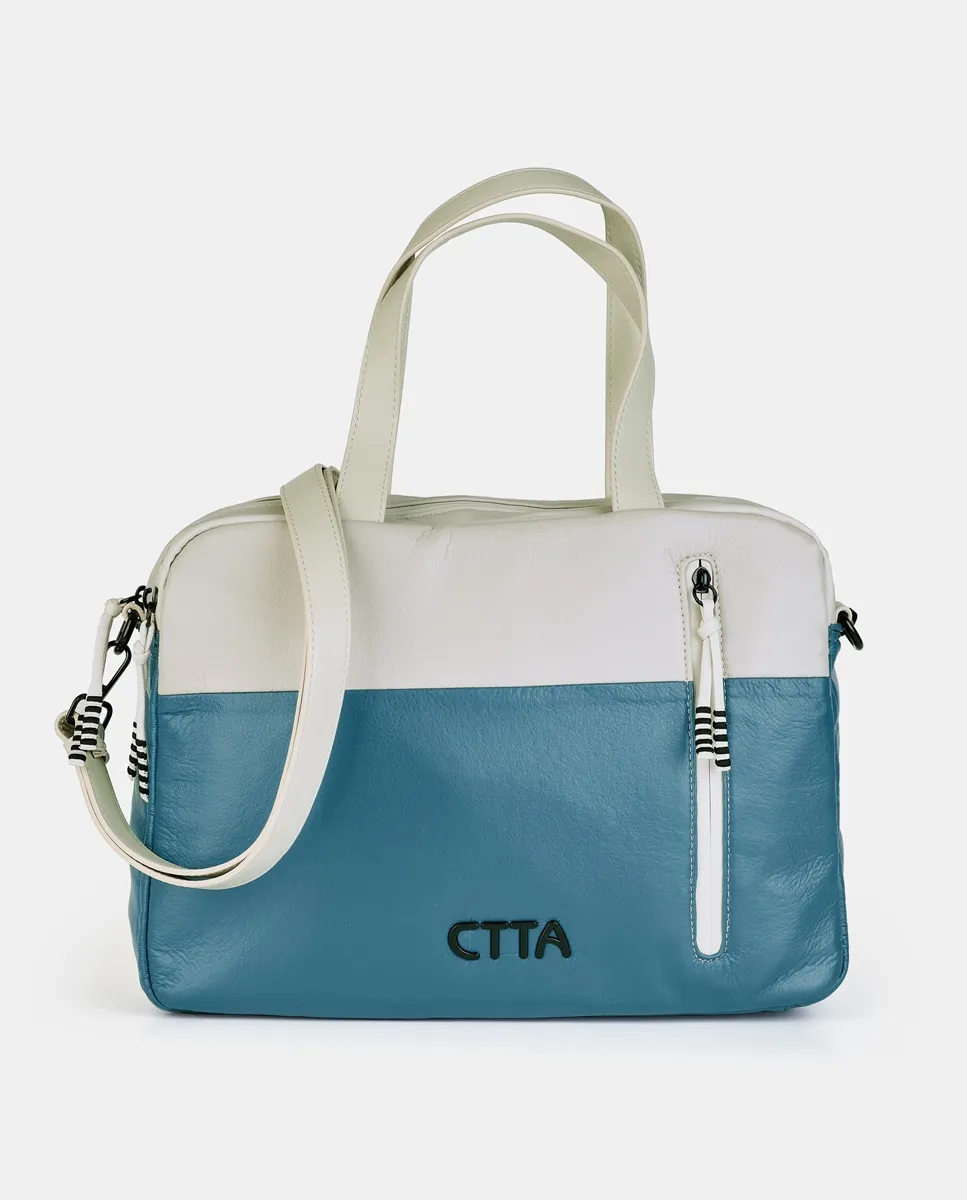 Кошелек для документов перламутрового цвета Caminatta, синий 
Кошелек для документов перламутрового цвета Caminatta, синий