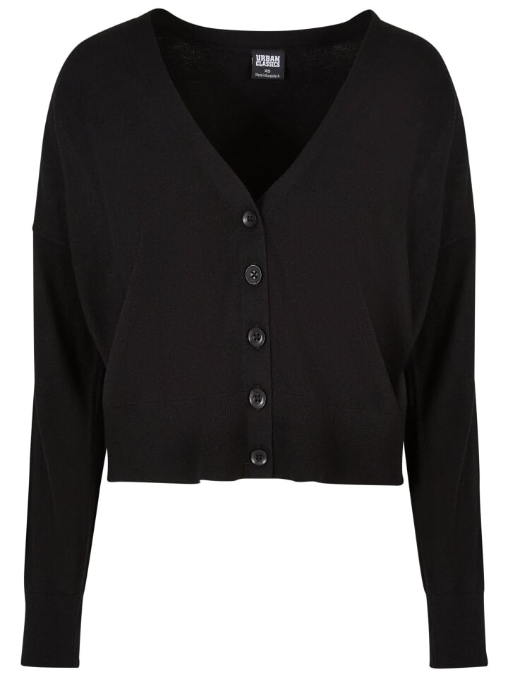Кардиган Urban Classics, черный 
Кардиган Urban Classics, черный