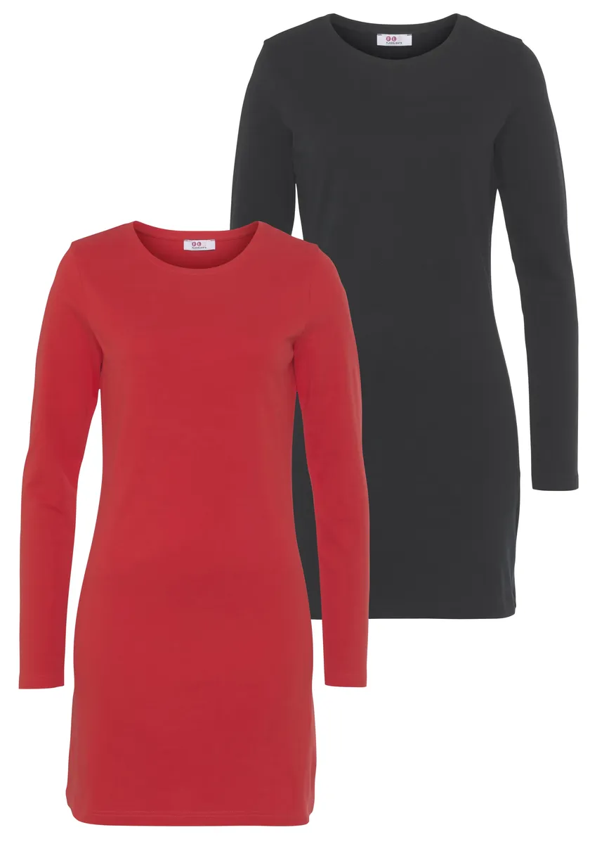 Платье трикотажное "Фонарики" (упаковка, 2 шт.), маленький вырез горловины Flashlights, черный
Платье трикотажное "Фонарики" (упаковка, 2 шт.), маленький вырез горловины Flashlights, черный