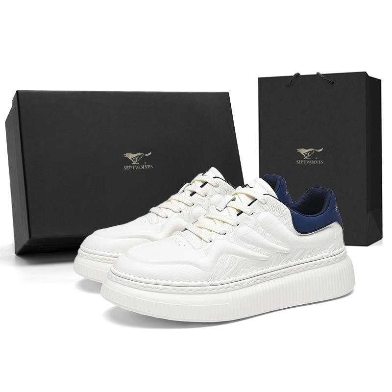SEPTWOLVES Мужские низкие скейтерские кеды бело-голубые, цвет White Blue (Standard Leather Shoe Size)
SEPTWOLVES Мужские низкие скейтерские кеды бело-голубые, цвет White Blue (Standard Leather Shoe Size)