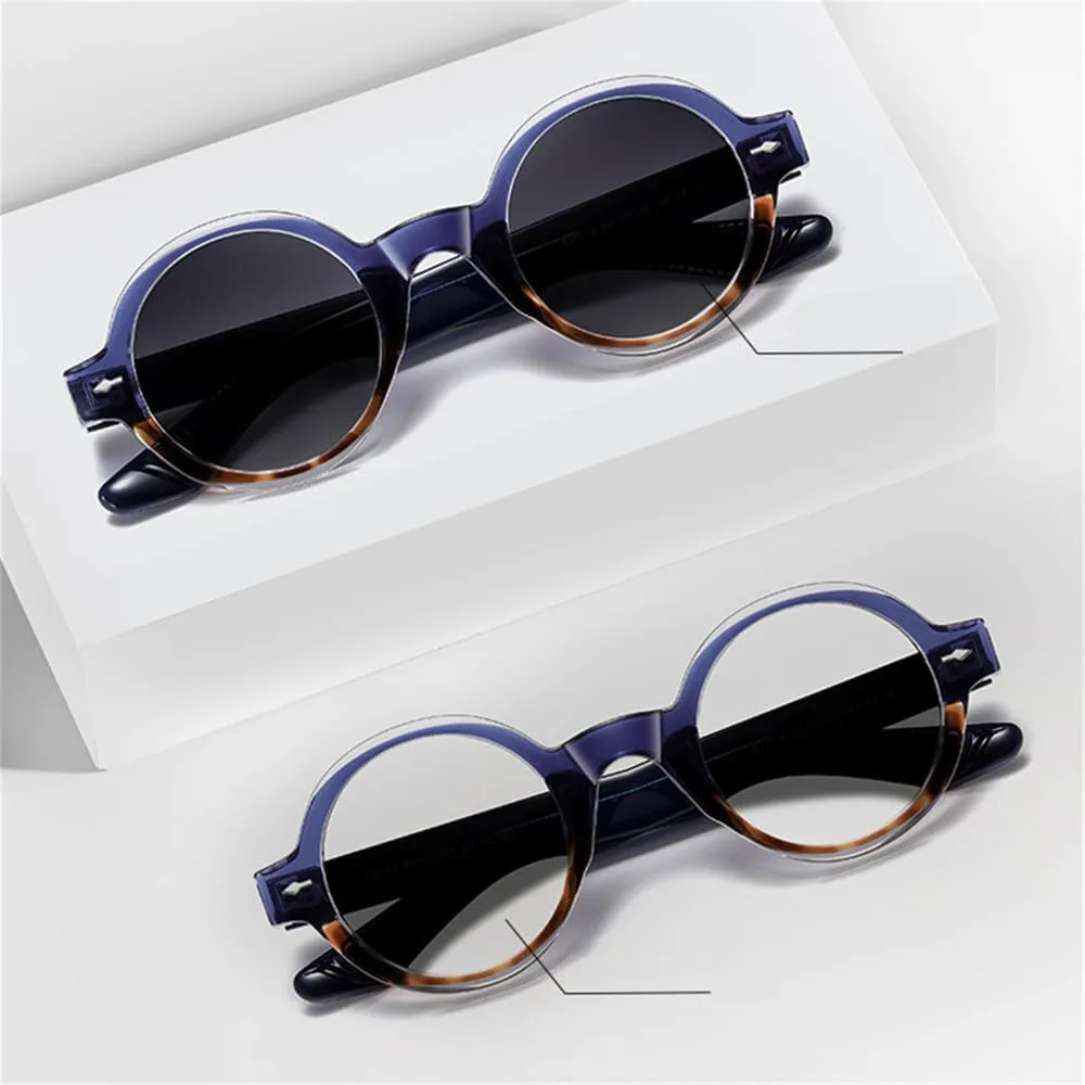 Солнцезащитные очки UV400 - Rivet Punk, круглые, с градиентным покрытием, для женщин и мужчин, для бега и занятий спортом на открытом воздухе UYPTK, Black Clear
Солнцезащитные очки UV400 - Rivet Punk, круглые, с градиентным покрытием, для женщин и мужчин, для бега и занятий спортом на открытом воздухе UYPTK, Black Clear