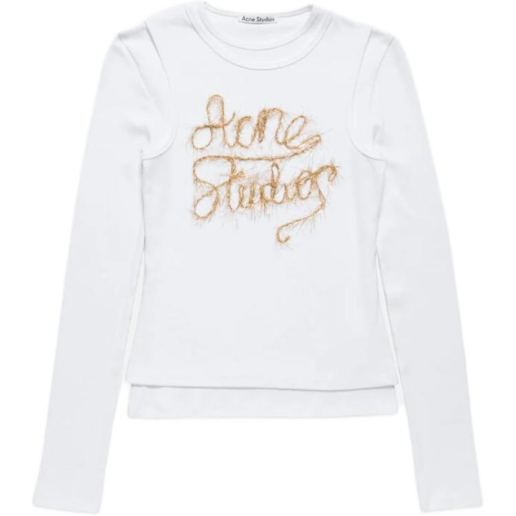 Футболка с длинными рукавами Acne Studios, белый
Футболка с длинными рукавами Acne Studios, белый