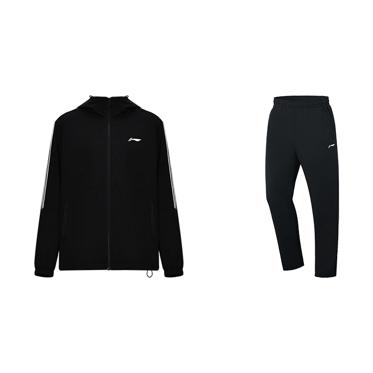 LINING Повседневная спортивная одежда унисекс черная
LINING Повседневная спортивная одежда унисекс черная