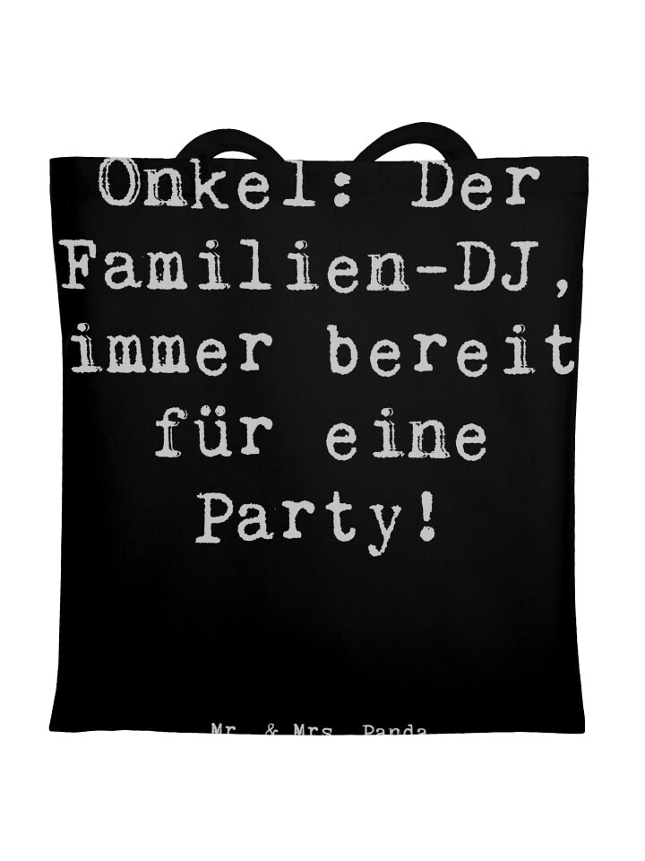 Сумка для переноски Mr & Mrs Panda Onkel Familien DJ, черный
Сумка для переноски Mr & Mrs Panda Onkel Familien DJ, черный