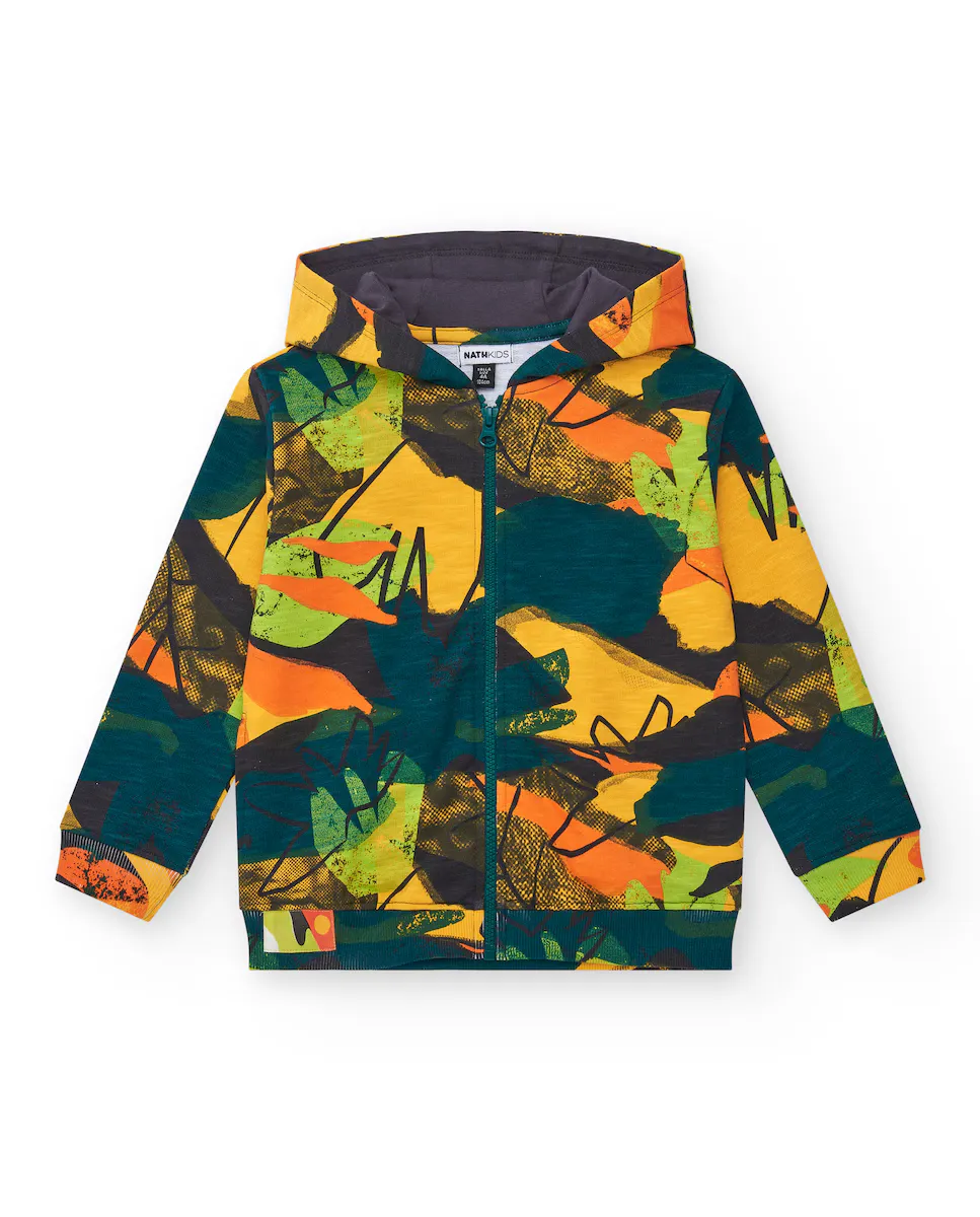 Толстовка с принтом для мальчиков и застежкой-молнией Tuc tuc, многоцветный
Толстовка с принтом для мальчиков и застежкой-молнией Tuc tuc, многоцветный