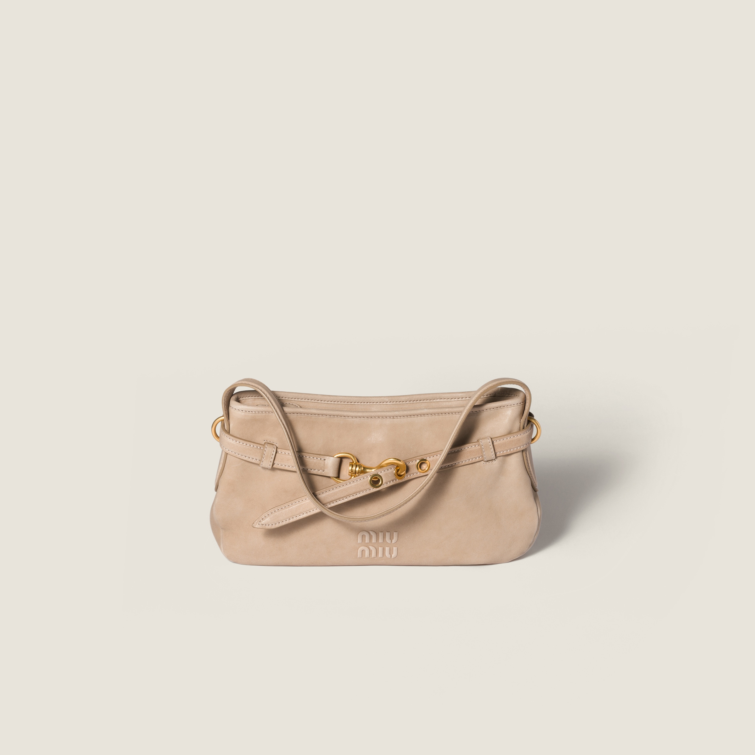 Сумка из наппа-кожи Aventure MIU MIU, бежевый
Сумка из наппа-кожи Aventure MIU MIU, бежевый