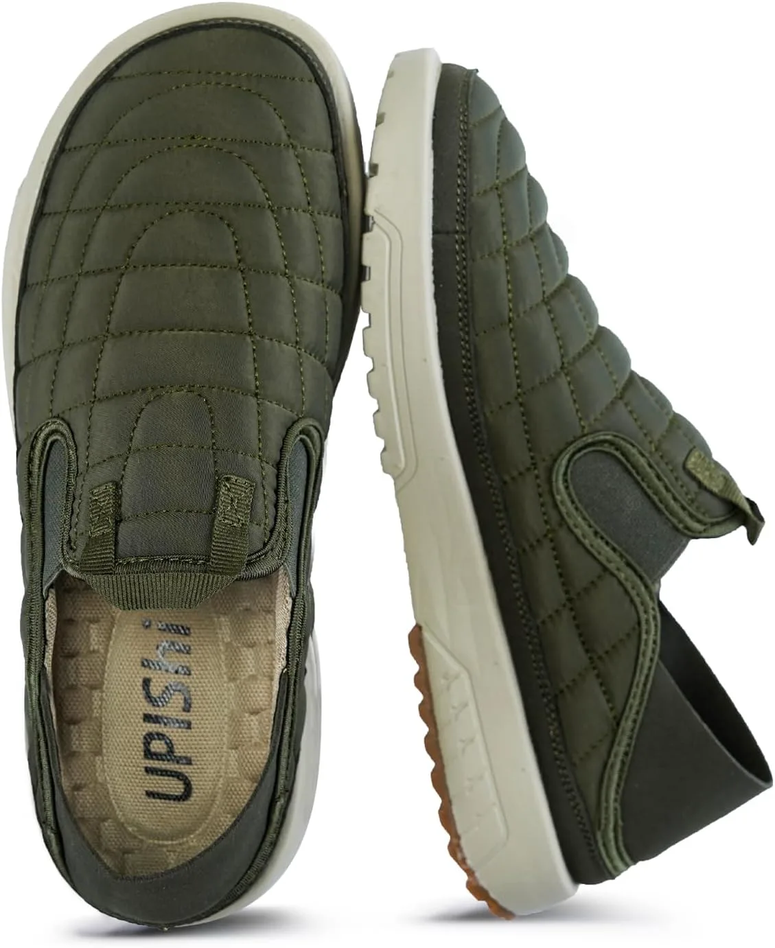 UPIShi мужские лоферы с поддержкой свода стопы, ортопедические повседневные кроссовки для плантарного фасциита, домашние и уличные тапочки, обувь для ходьбы для облегчения боли, оливковый
UPIShi мужские лоферы с поддержкой свода стопы, ортопедические повседневные кроссовки для плантарного фасциита, домашние и уличные тапочки, обувь для ходьбы для облегчения боли, оливковый