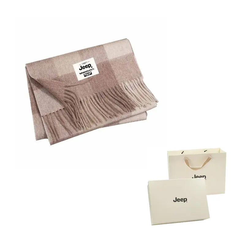 Шарф из полиэстера Unisex Jeep, camel бежевый plaid
Шарф из полиэстера Unisex Jeep, camel бежевый plaid