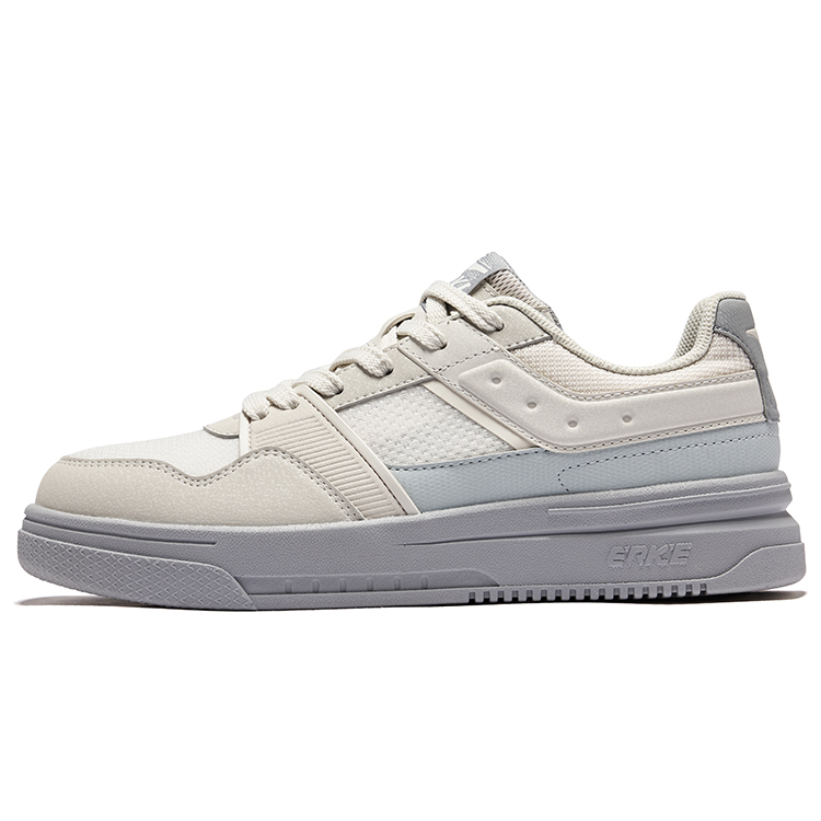 Erke Низкие противоскользящие износостойкие кроссовки для скейтбординга, мужские, белые, серые 
Erke Низкие противоскользящие износостойкие кроссовки для скейтбординга, мужские, белые, серые