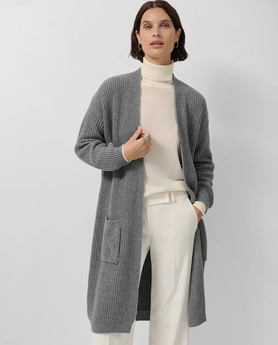 Длинная женская куртка из толстой пряжи Roberto Verino, темно-серый
Длинная женская куртка из толстой пряжи Roberto Verino, темно-серый