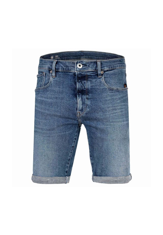 Джинсовые шорты - 3301 узкие короткие эластичные джинсовые шорты G-Star Raw, синий
Джинсовые шорты - 3301 узкие короткие эластичные джинсовые шорты G-Star Raw, синий