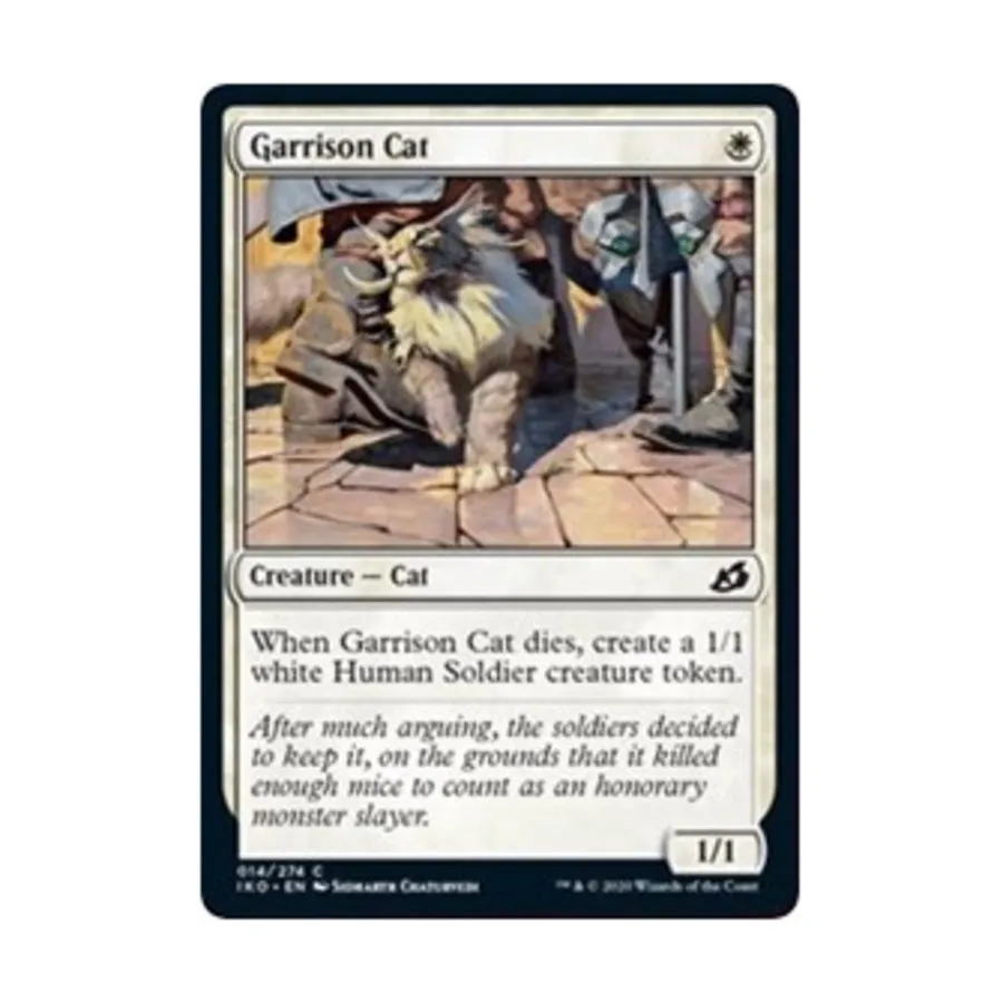 CCG Гарнизонный кот (С), MTG - Ikoria - Lair of Behemoths
CCG Гарнизонный кот (С), MTG - Ikoria - Lair of Behemoths