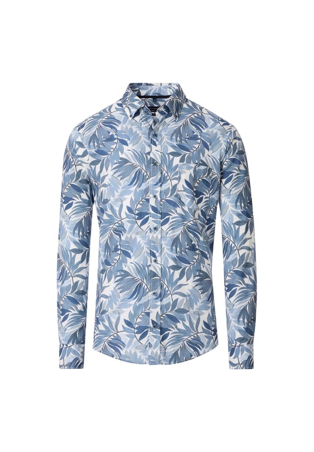 Льняная рубашка с принтом повседневный крой Casamoda, голубой
Льняная рубашка с принтом повседневный крой Casamoda, голубой