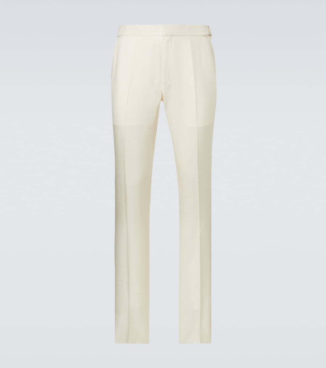 Шелковые облегающие брюки Tom Ford, Chalk
Шелковые облегающие брюки Tom Ford, Chalk