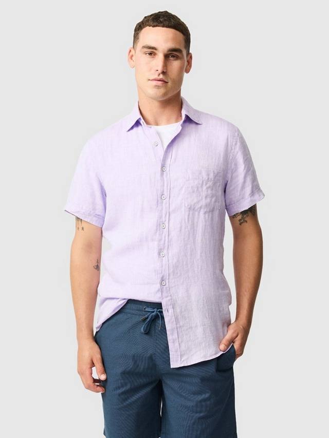 Palm Beach Linen Slim Fit рубашка с короткими рукавами Rodd & Gunn, Lilac
Palm Beach Linen Slim Fit рубашка с короткими рукавами Rodd & Gunn, Lilac