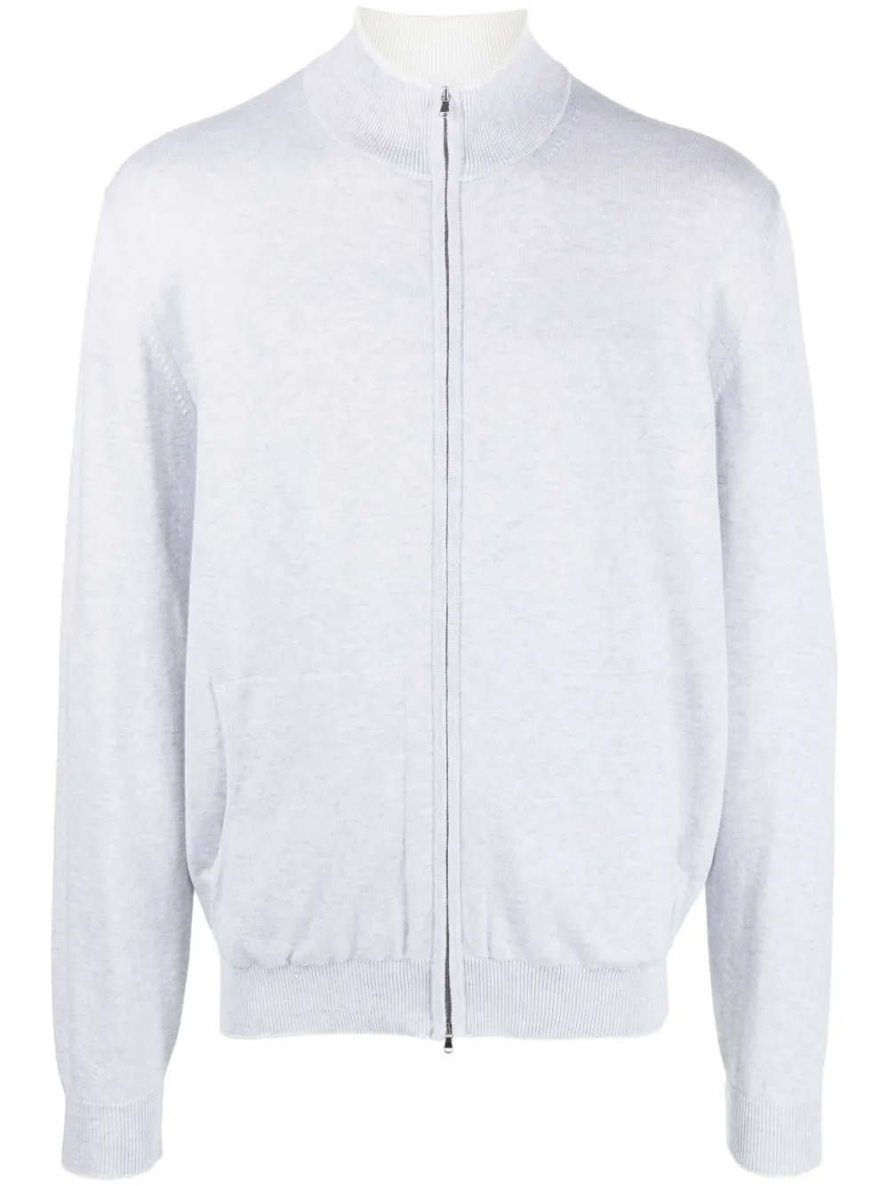 Меланжевый кардиган с надписью Eleventy, серый 
Меланжевый кардиган с надписью Eleventy, серый