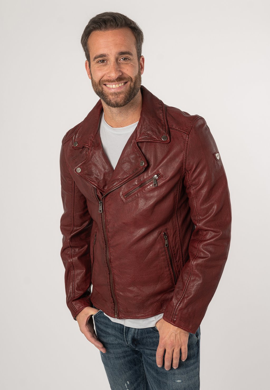 Кожаная куртка Mauritius, темно-красный
Кожаная куртка Mauritius, темно-красный