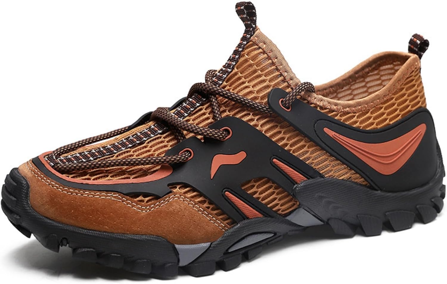 Быстросохнущие легкие походные кроссовки с нескользящей подошвой Azttoztto, коричневый
Быстросохнущие легкие походные кроссовки с нескользящей подошвой Azttoztto, коричневый