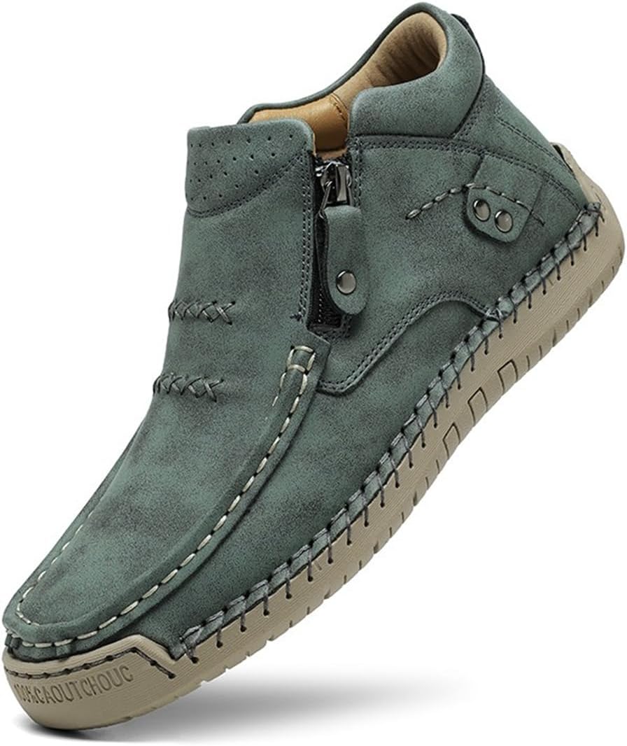 Мужские и женские высокие лоферы ручной работы с боковой молнией, повседневные, офисные, для путешествий, активного отдыха, походов и прогулок Generic, темно-зеленый
Мужские и женские высокие лоферы ручной работы с боковой молнией, повседневные, офисные, для путешествий, активного отдыха, походов и прогулок Generic, темно-зеленый