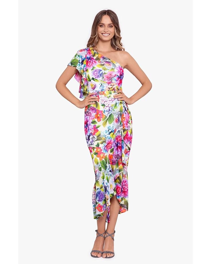Платье Betsy & Adam Midi Chif Print One Shoulder, цвет Multicolor
Платье Betsy & Adam Midi Chif Print One Shoulder, цвет Multicolor