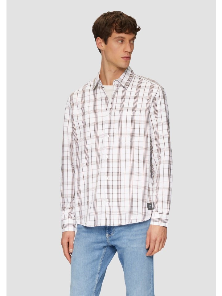 Рубашка s.Oliver Hemd langarm, белый 
Рубашка s.Oliver Hemd langarm, белый