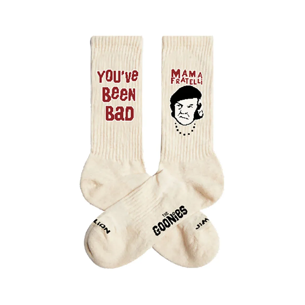 Носки Jimmy Lion Athletic Mama Fratelli crew, бежевый 
Носки Jimmy Lion Athletic Mama Fratelli crew, бежевый