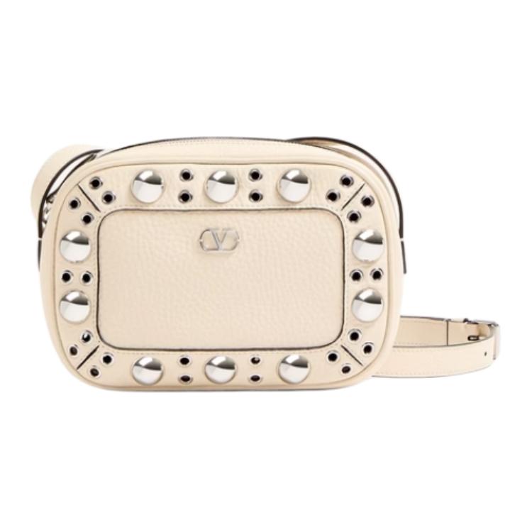 Valentino Женская маленькая сумка через плечо из коровьей кожи светло-бежевого цвета 
Valentino Женская маленькая сумка через плечо из коровьей кожи светло-бежевого цвета