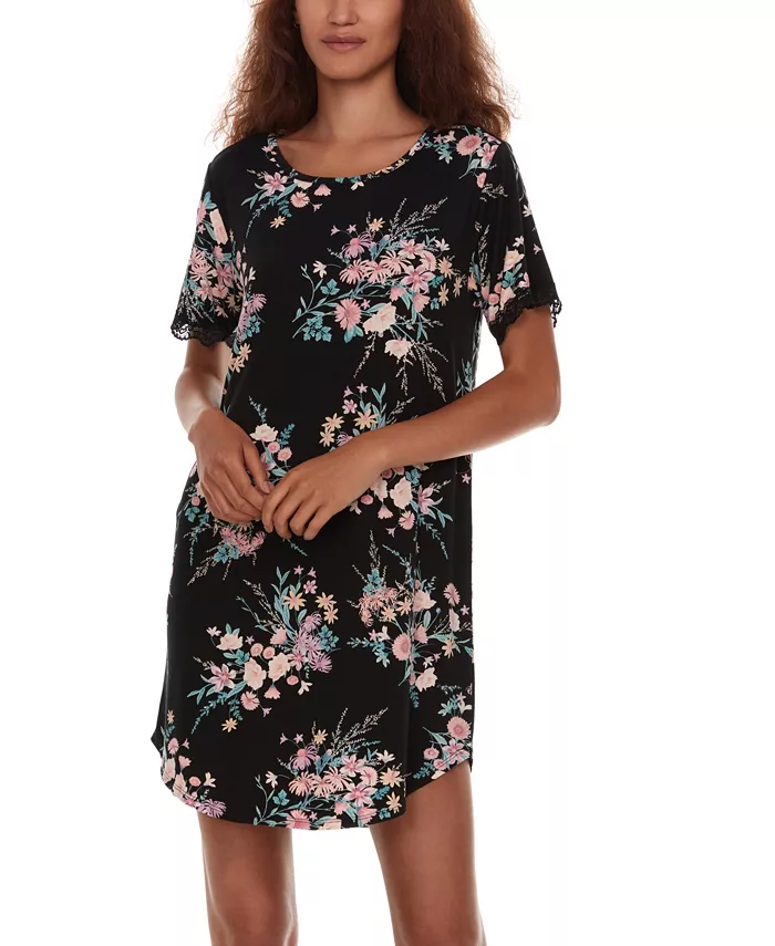 Женская ночная рубашка Kathleen с коротким рукавом Flora by Flora Nikrooz, черный
Женская ночная рубашка Kathleen с коротким рукавом Flora by Flora Nikrooz, черный