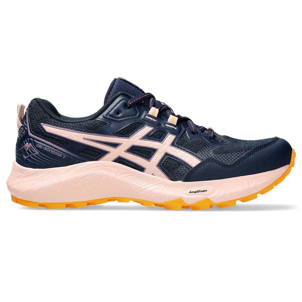 Походные беговые кроссовки Asics Gel-Sonoma 7, синий/розовый
Походные беговые кроссовки Asics Gel-Sonoma 7, синий/розовый