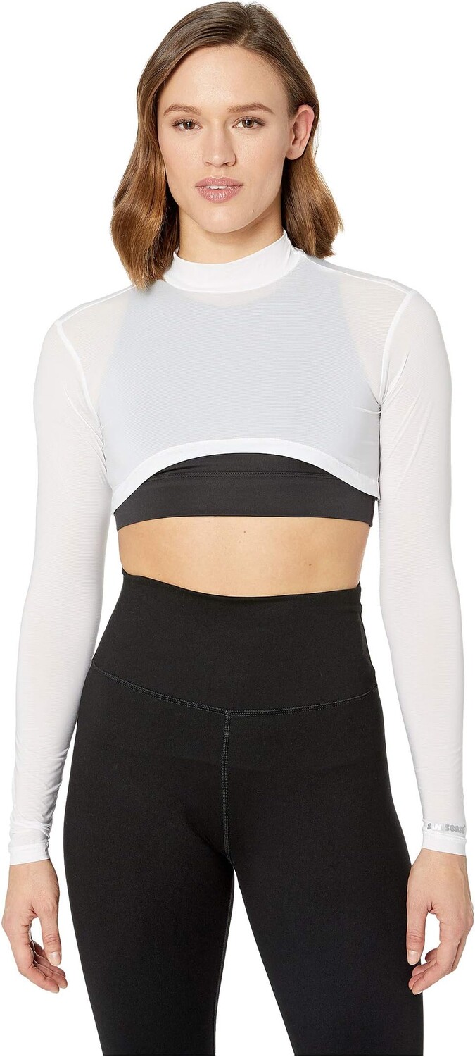 Легкий укороченный многослойный топ с длинными рукавами Sunsense 35 SPF и воротником-стойкой Jamie Sadock, цвет Sugar White
Легкий укороченный многослойный топ с длинными рукавами Sunsense 35 SPF и воротником-стойкой Jamie Sadock, цвет Sugar White