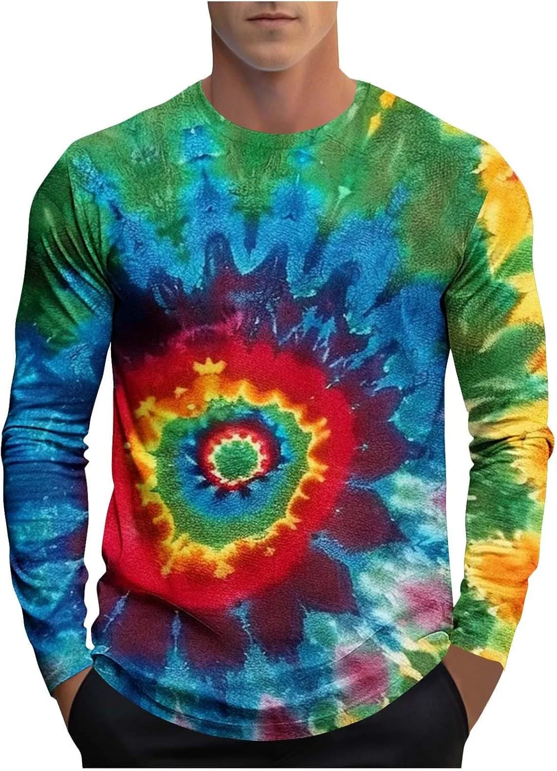 Мужская футболка с длинным рукавом и защитой от солнца в стиле тай-дай Xiaojmake
Мужская футболка с длинным рукавом и защитой от солнца в стиле тай-дай Xiaojmake