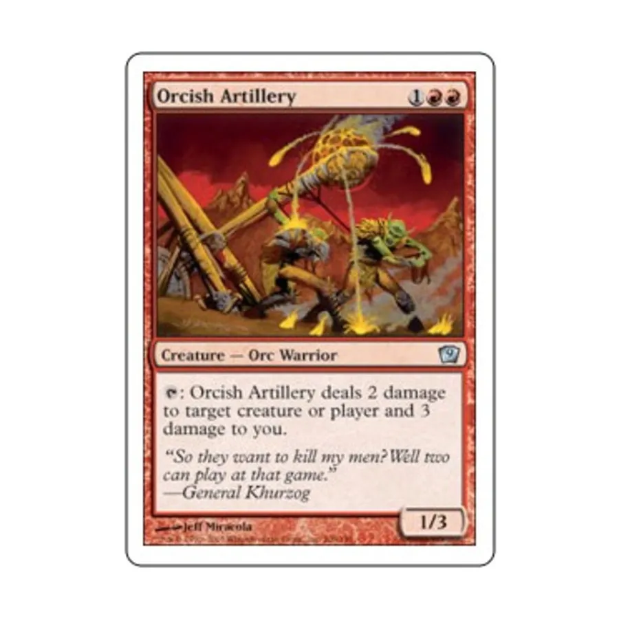 CCG Орочья артиллерия (U), MTG - 9th Edition
CCG Орочья артиллерия (U), MTG - 9th Edition