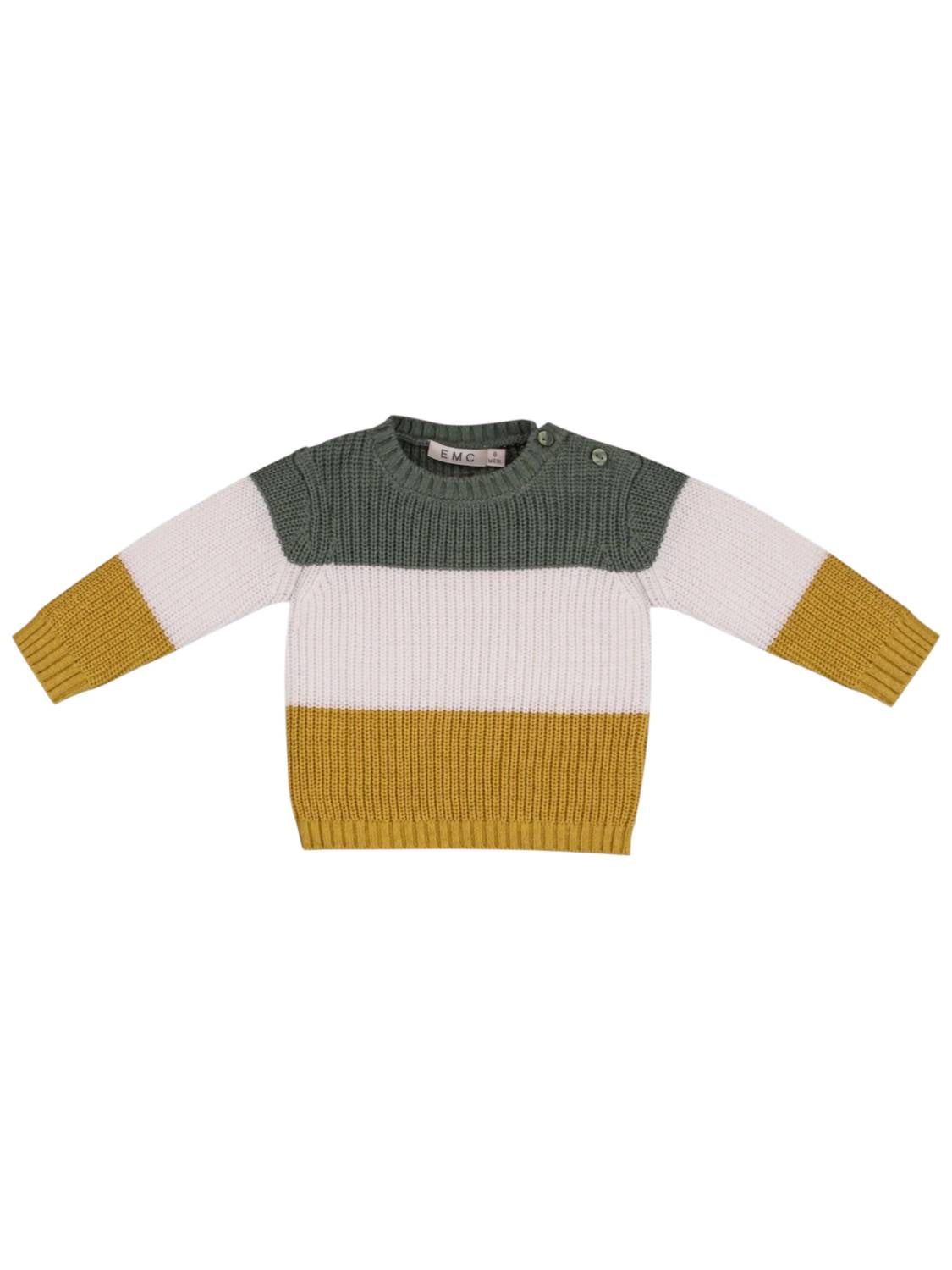 Детский жаккардовый вязаный свитер кремовый мультиколор EMC
Детский жаккардовый вязаный свитер кремовый мультиколор EMC